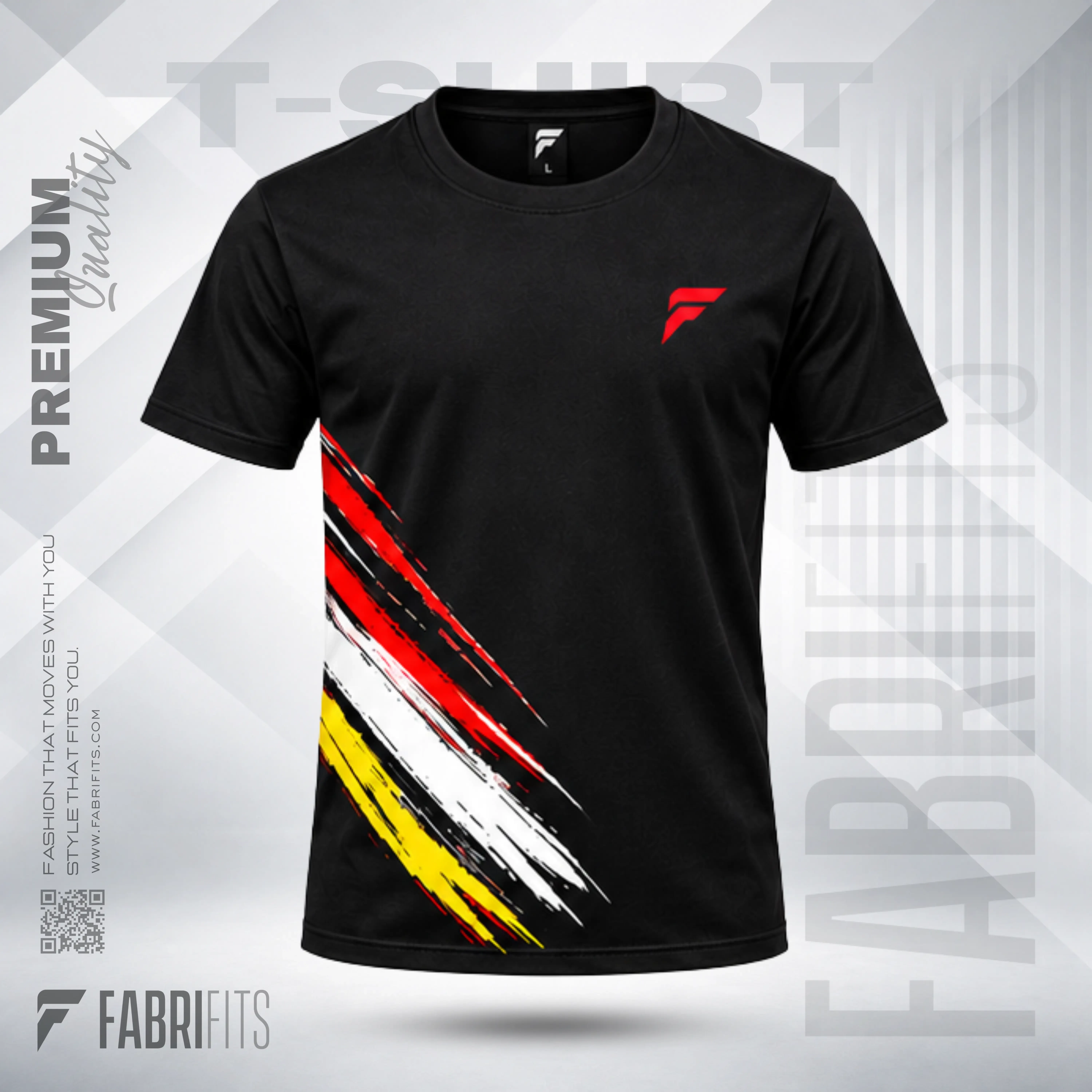 Premium Quality Black Color Cotton T-Shirt